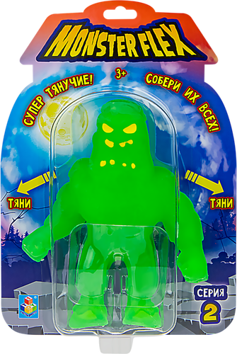 Игрушка 1TOY Monster Flex серия 2 Супертянущиеся фигурки монстров, крупный план