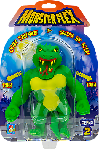 Игрушка 1TOY Monster Flex серия 2 Супертянущиеся фигурки монстров, картинка