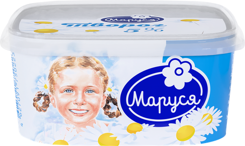 Творог МАРУСЯ 5%, без змж, 500г, изображение