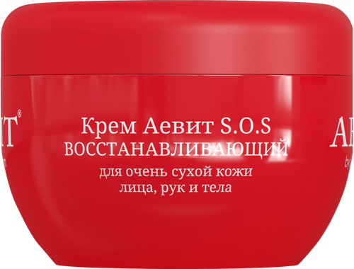 Крем для лица, рук и тела LIBREDERM Aevit SOS восстанавливающий, для очень сухой кожи, 200мл, вид