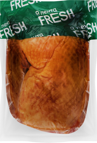 Окорочок куриный копчено-вареный ЛЕНТА FRESH, весовой, изображение