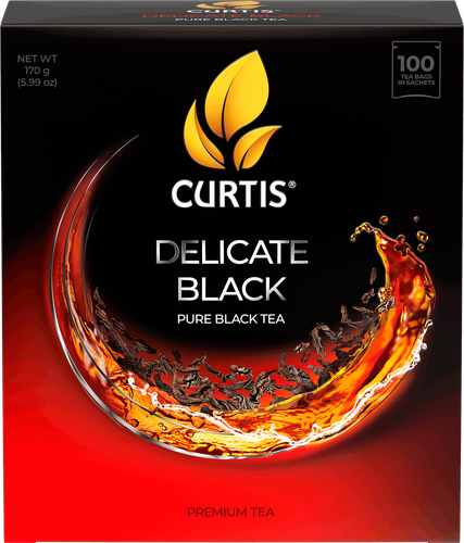 Чай черный CURTIS Delicate Black, 100пак, фотография