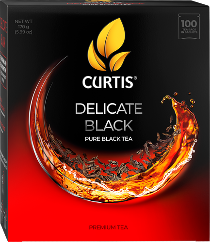 Чай черный CURTIS Delicate Black, 100пак, изображение