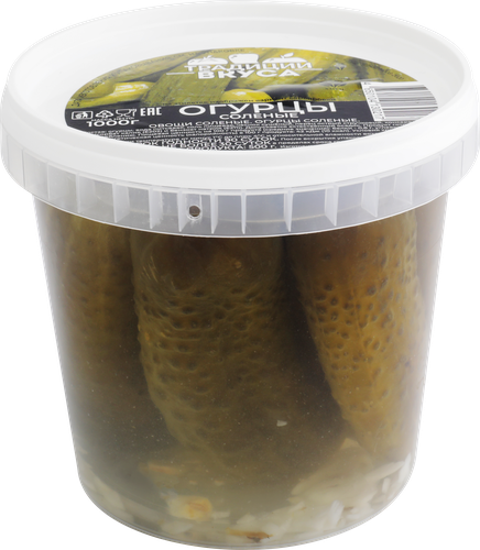 Огурцы соленые ТРАДИЦИИ ВКУСА, 1000г, фото