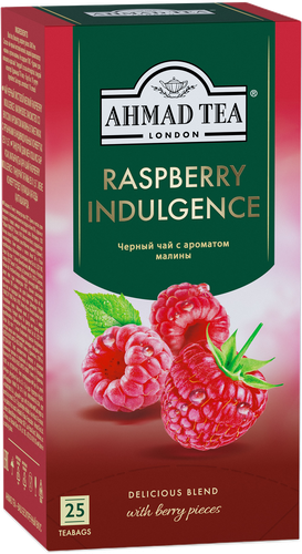 Чай черный AHMAD TEA Raspberry Indulgence, 25пак, изображение