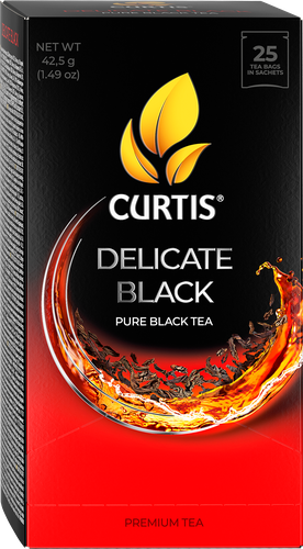 Чай черный CURTIS Delicate Black байховый, 25пак, картинка