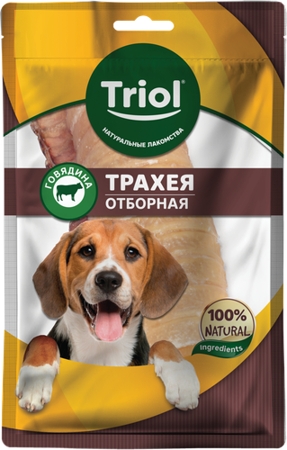 Лакомство для собак TRIOL Трахея говяжья отборная, 35г, детальное фото
