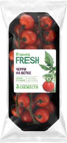 Томаты черри на ветке ЛЕНТА FRESH, 250г, детальное фото