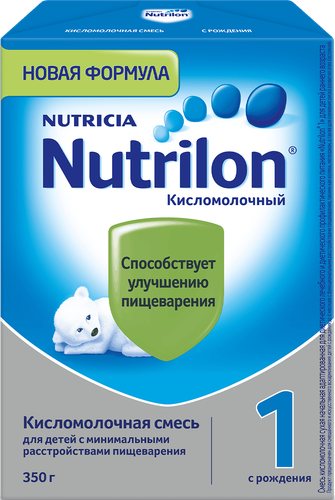 Смесь кисломолочная NUTRILON 1, с 0 месяцев, 350г, изображение