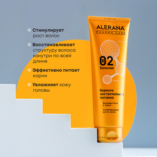Бальзам для волос ALERANA Pharma care Формула экстремального питания, 260мл, картинка