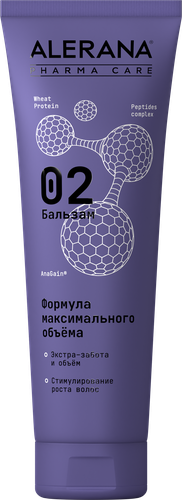Бальзам для волос ALERANA Pharma care Формула максимального объема, 260мл, вид
