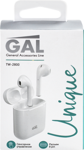 Наушники беспроводные GAL TWS TW-2800/3005, вид
