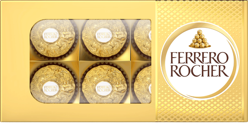 Конфеты FERRERO ROCHER хрустящие из молочного шоколада, 75г, фотография