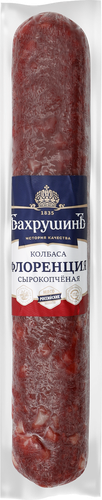 Колбаса сырокопченая БАХРУШИНЪ Флоренция, весовая, детальное фото