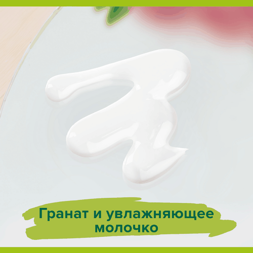 Гель-крем для душа PALMOLIVE Натурэль Витамин В и гранат с увлажняющим молочком, 750мл, картинка