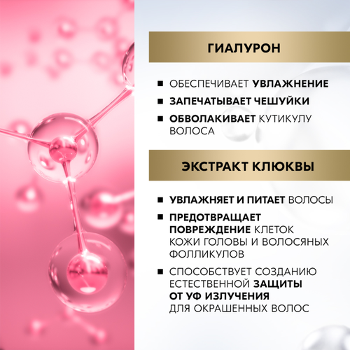 Бальзам для окрашенных и мелированных волос ГЛИСС КУР Совершенство окрашенных волос, 360мл, вид
