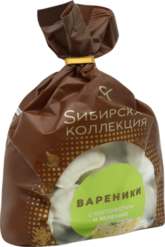 Вареники SИБИРСКАЯ КОЛЛЕКЦИЯ с картофелем и зеленью, 700г, фото