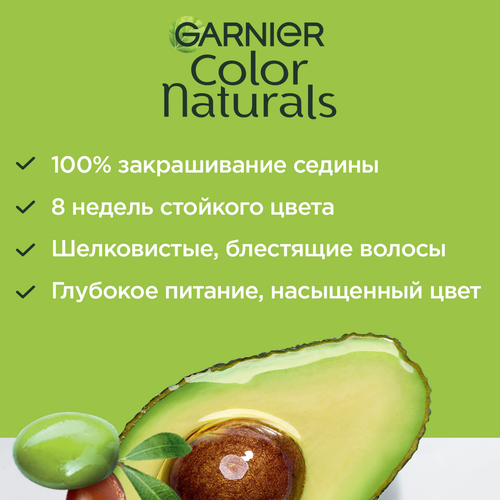 Краска для волос COLOR NATURALS 1.10 Холодный черный, 110мл, фото