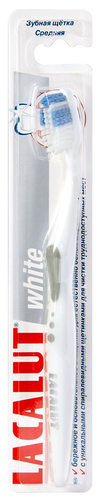 Зубная щетка LACALUT White, средней жесткости, картинка