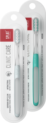 Зубная щетка SPLAT Clinic care, средней жесткости, фото