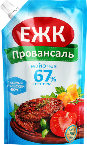 Майонез ЕЖК Провансаль 67%, 400мл, картинка