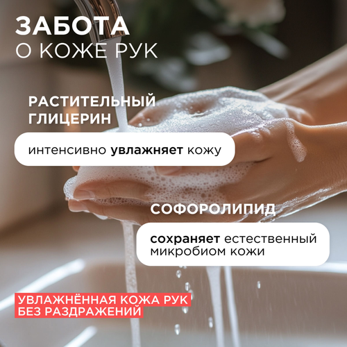 Жидкое мыло для рук и тела SYNERGETIC Миндальное молочко, 500мл, картинка