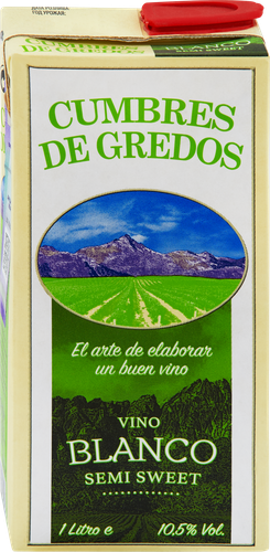 Вино CUMBRES DE GREDOS белое полусладкое, 1л