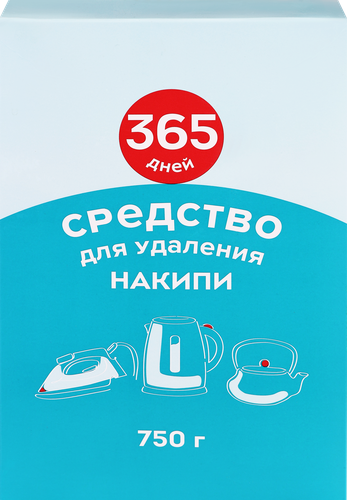 Средство для удаления накипи 365 ДНЕЙ Антинакипин, 750г, фото