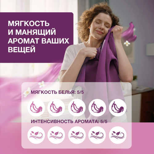 Кондиционер для белья ВЕРНЕЛЬ Ароматерапия Загадочный лотос, 1.74л, вид