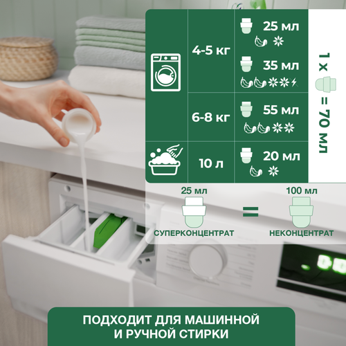 Кондиционер для белья ВЕРНЕЛЬ Ароматерапия Дивная магнолия, 1.74л, изображение
