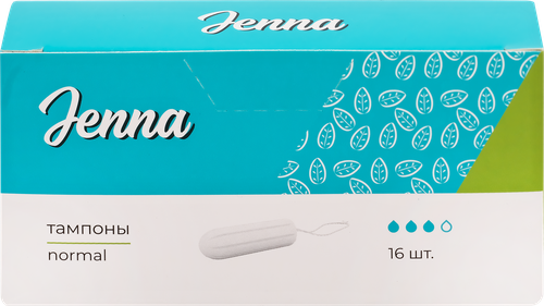 Тампоны JENNA Normal, 16шт, фотография