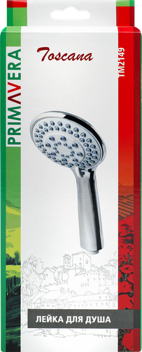 Лейка для душа PRIMAVERA Toscana, 5 функций, крупный план