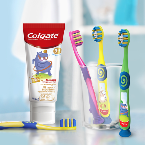 Зубная щетка детская COLGATE ультрамягкая, 2–5 лет, изображение