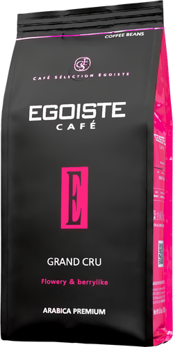 Кофе зерновой EGOISTE Grand Cru, 250г, крупный план