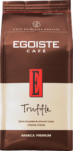 Кофе молотый EGOISTE Truffle Crema, 250г, крупный план