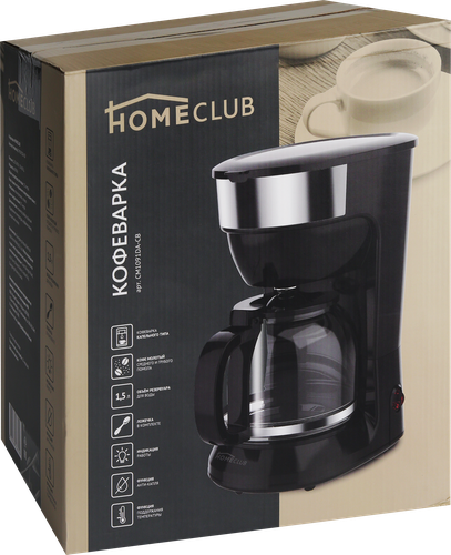 Кофеварка HOMECLUB CM1091DA-CB, картинка
