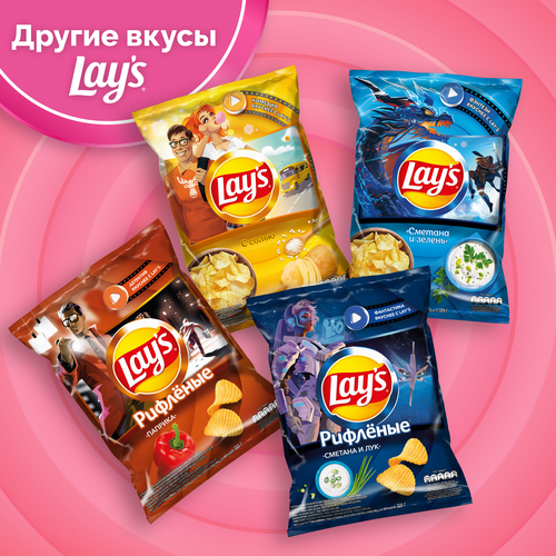 Чипсы картофельные LAY'S Краб, 225г, вид