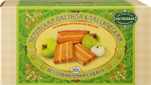 Пастила БЕЛЁВСКАЯ ПАСТИЛЬНАЯ МАНУФАКТУРА Классическая, 180г, изображение