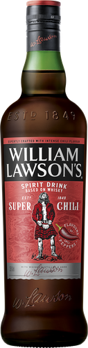 Напиток спиртной WILLIAM LAWSON'S Супер Спайсд зерновой со вкусом чили купажированный 35%, 1л, изображение