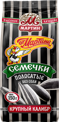 Семечки подсолнечника ОТ МАРТИНА полосатые, 150г, вид