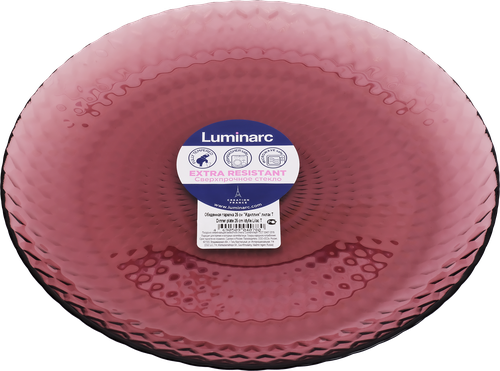 Тарелка обеденная LUMINARC Идиллия лилак, 25см, крупный план