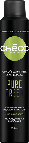 Шампунь сухой для волос СЬЁСС Pure Fresh, 200мл, фотография