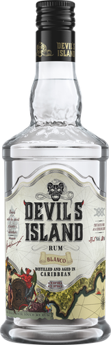 Ром DEVIL'S ISLAND Бланко выдержанный 37,5%, 0.5л, вид