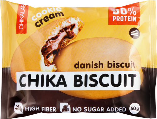 Печенье бисквитное CHIKALAB Danich Biscuit, неглазированное, 50г, фотография