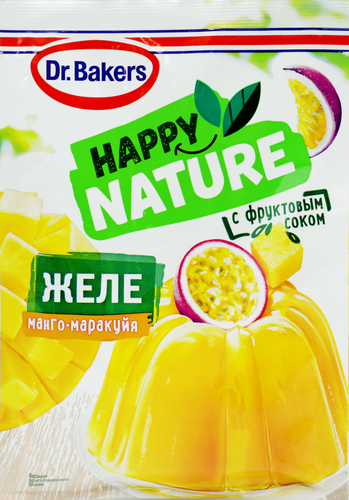 Желе DR.BAKERS Happy Nature, со вкусом манго и маракуйи, 41г, изображение