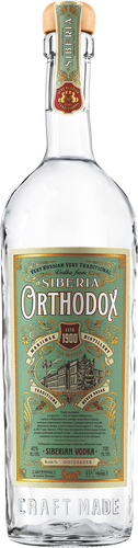 Водка ORTHODOX 40%, 0.7л, крупный план
