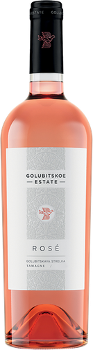 Вино GOLUBITSKOE ESTATE Российское Голубицкая стрелка Розе розовое  сухое, 0.75л, крупный план