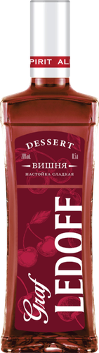 Настойка GRAF LEDOFF Dessert Вишня сладкая 20%, 0.5л