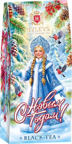 Чай черный ХЭЙЛИС Новогодний праздник, среднелистовой байховый, 50г, вид