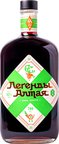 Аперитив ЛЕГЕНДЫ АЛТАЯ 35%, 0.7л